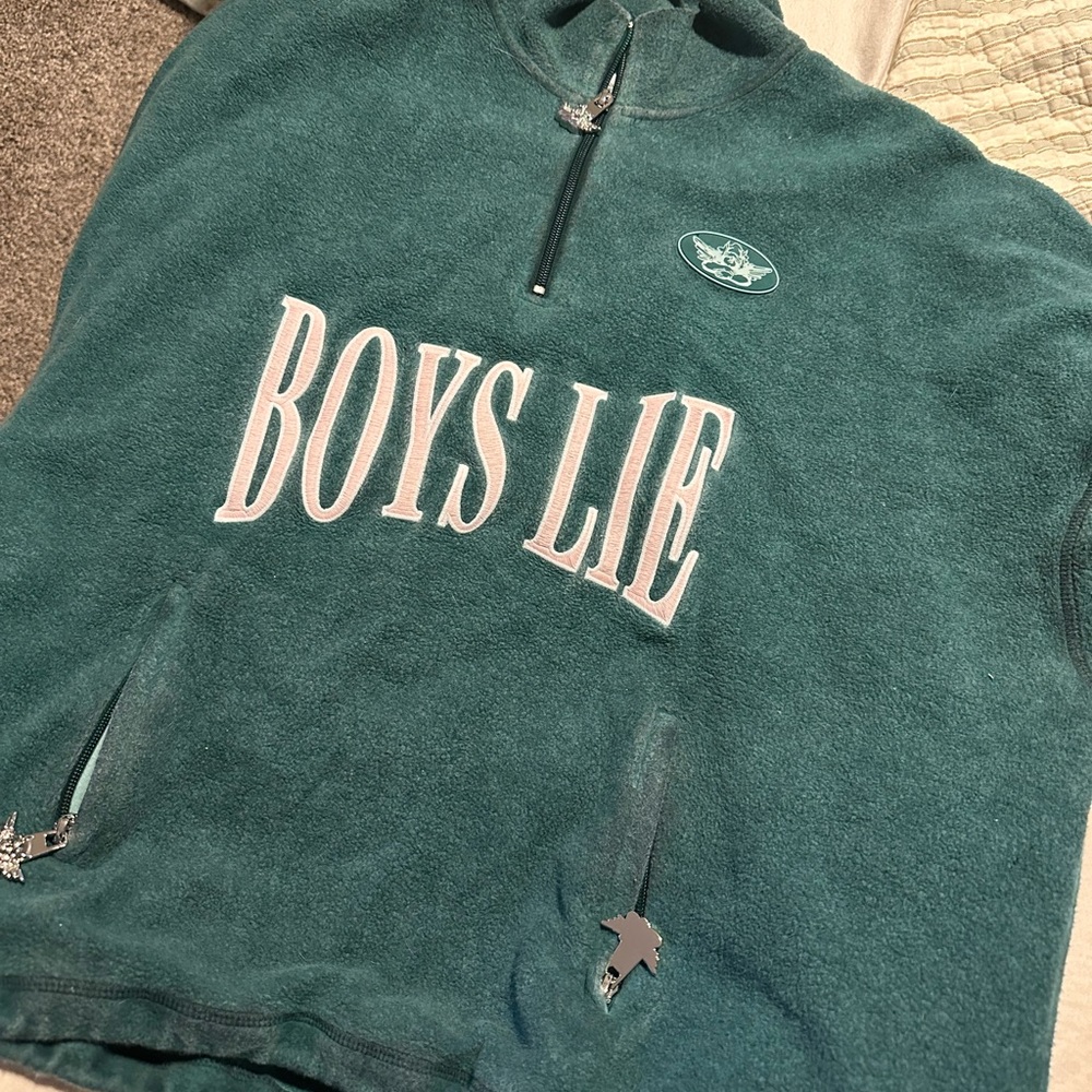 Boys Lie Green Envy A1 Crewneck - Picture 4 of 5